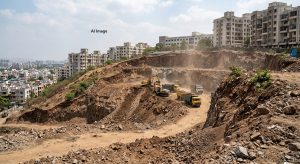 Karvenagar hill excavation