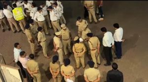 Late-Night Security Sweep at Pune Railway Station