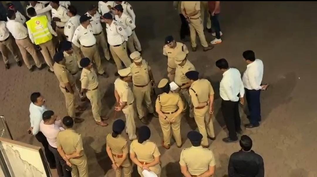 Late-Night Security Sweep at Pune Railway Station