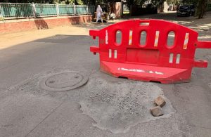 Pothole on Prabhat Road Turns Daily Commute Into a Safety Hazard