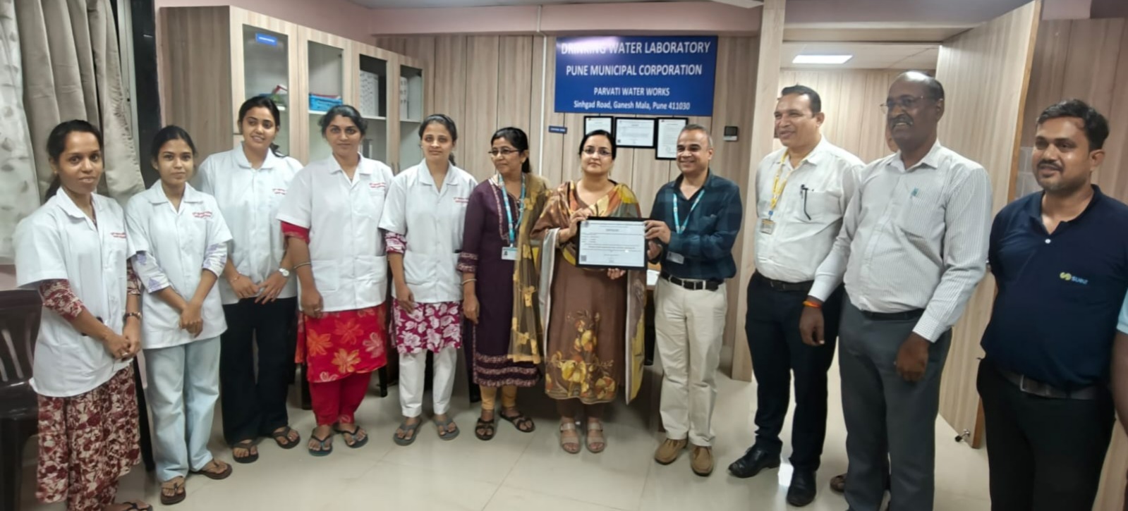 Pune PMC’s Water Testing Laboratory Gets National Quality Recognition