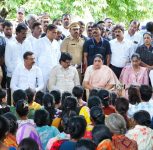 Pune: Sunetra Pawar Visits Pimpalwadi Family After Minor’s Rape-Murder, Assures Strict Action