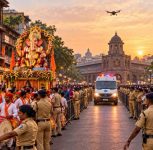 Pune Ganpati Visarjan 2026: 10,000 Police, 3,500 CCTV Cameras and AI Surveillance