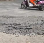 Pune: No Rain, Yet Road Falls Apart Within 48 Hours of Repairs in Model Colony