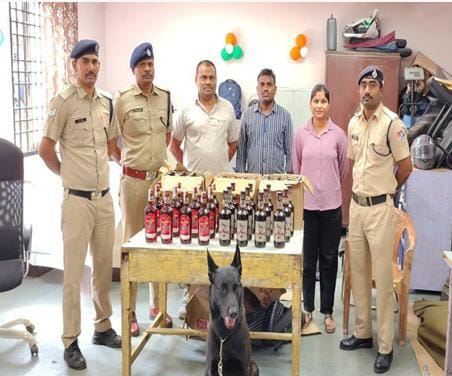 60 Foreign Liquor Bottles Found in Unclaimed Bags on Andaman Express