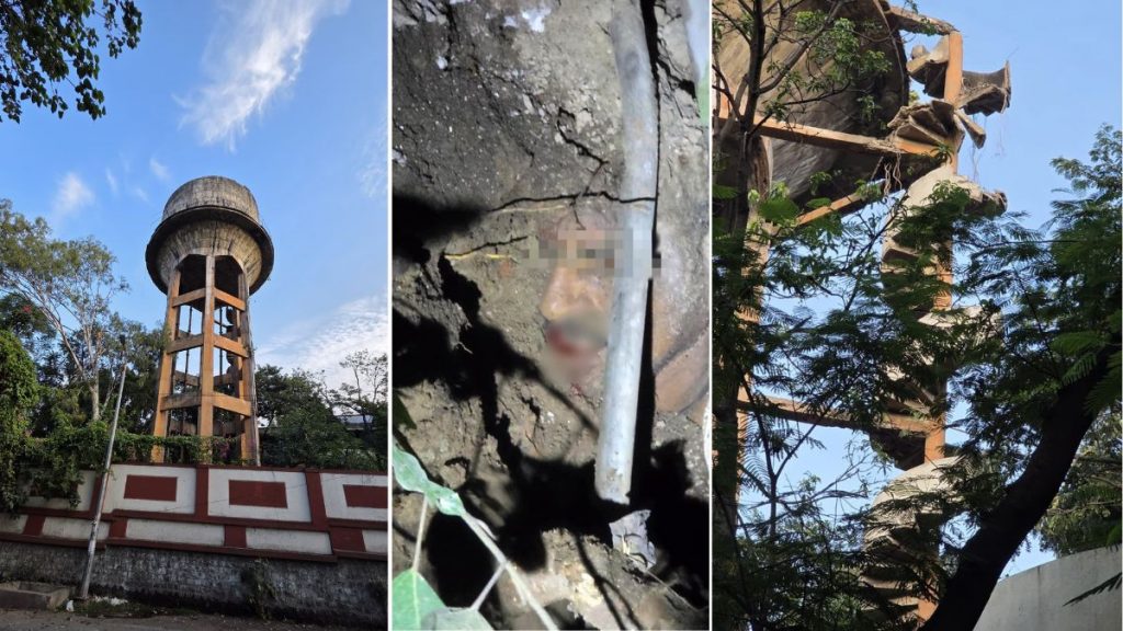 BJ Medical College Water Tank Collapses During Demolition