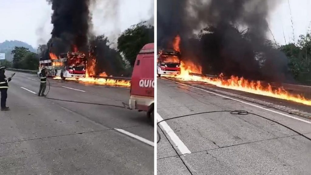 Close Shave For Passengers As Sleeper Bus Catches Fire On Mumbai-Pune Expressway