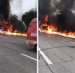 Close Shave For Passengers As Sleeper Bus Catches Fire On Mumbai-Pune Expressway