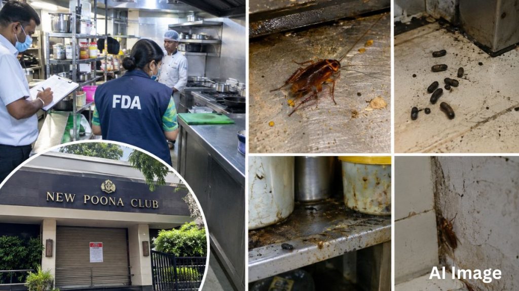 Cockroaches, Rat Droppings Found in New Poona Club Kitchen