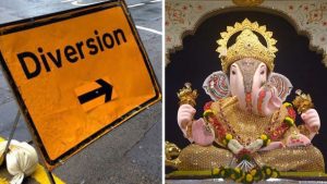 Dagdusheth Ganpati and traffic diversion