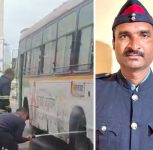 Pune PMPML Bus Fire: Firefighter Spots Smoke, Passengers Safely Evacuated Before Fire Spreads