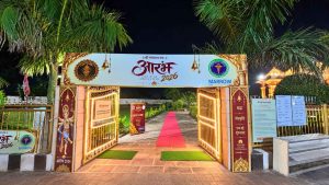 Ganeshotsav at a Ghaziabad Medical College