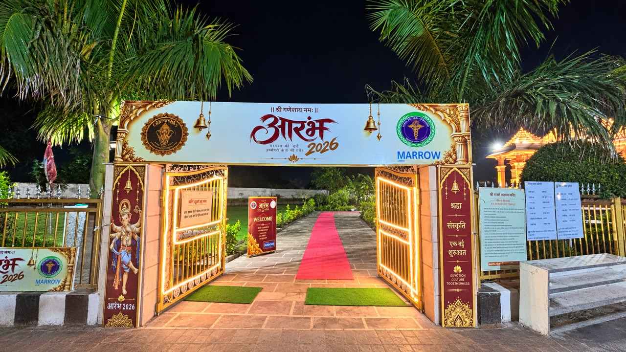 Ganeshotsav at a Ghaziabad Medical College