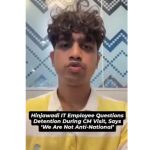Hinjawadi IT Employee Questions Detention During CM Visit