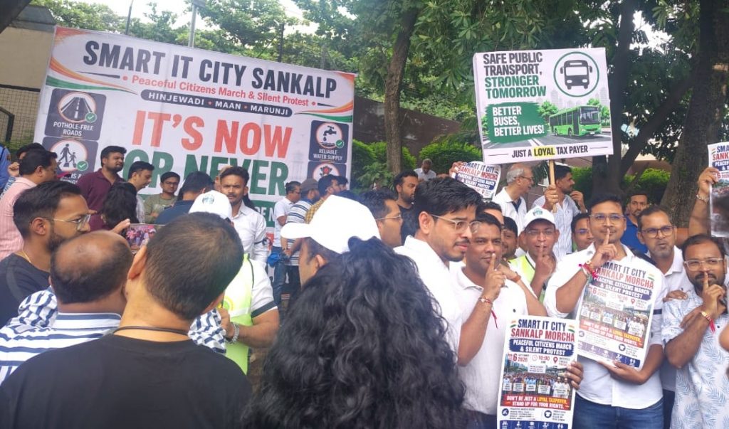Hinjawadi residents protest