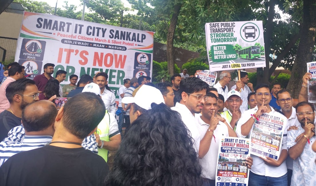 Hinjawadi residents protest