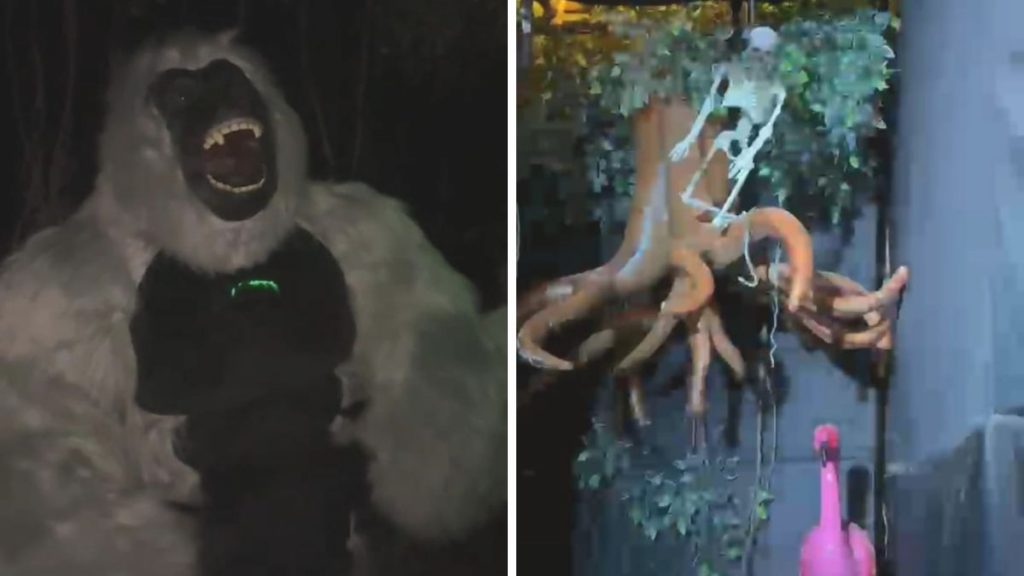 Horror-Jungle-Themed Ganpati Pandal Adds Adventure to Devotion