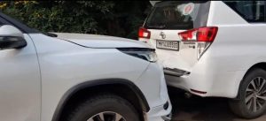 MLC Amit Gorkhe's Vehicle Meets With Accident in Nashik