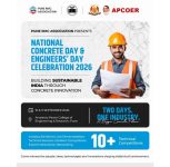 National Concrete Day & Engineers’ Day Celebration 2026 to bring together 3,000+ engineering students and industry professionals in Pune