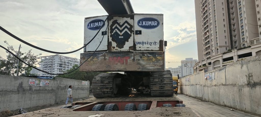 New Road Damaged Soon After Construction Near Raheja Reserve in Mohammadwadi