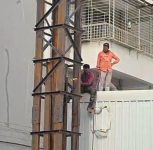 Pune: PCMC Sky Sign Department Demolishes Unauthorised Hoarding in Chovavisawadi