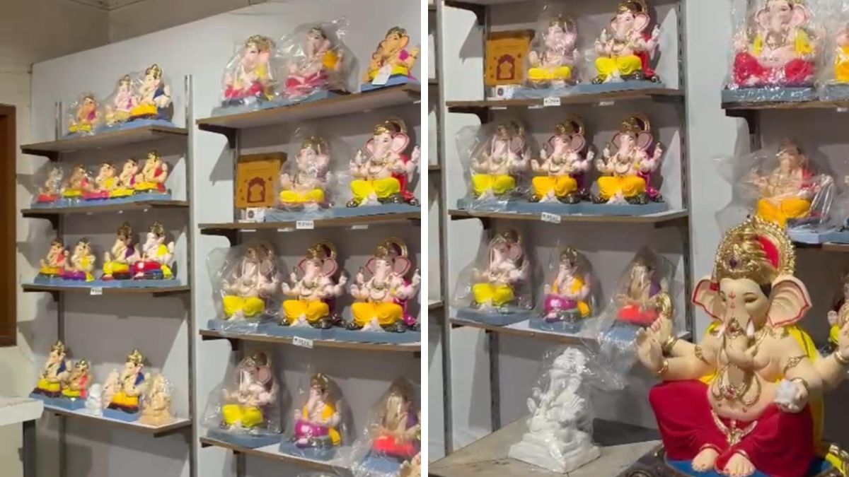 Paper Mâché Bappa To Red Clay Idols