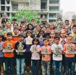 Pune Ganeshotsav 2026: Pune Art Activist Conducts Eco-Friendly Ganesha Workshops for Over 200 Children