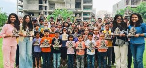 Pune Art Activist Conducts Eco-Friendly Ganesha Workshops for Over 200 Children