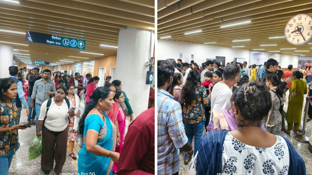 Pune Metro Records Over 3 Lakh Passengers by 8 PM on September 19