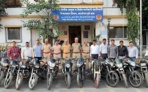 Pune Police Recover 14 Stolen Motorcycles