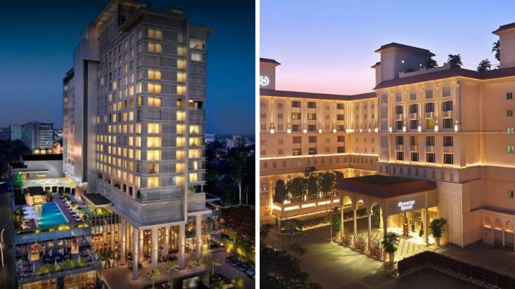 Sheraton Grand and JW Marriott