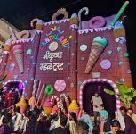 Pune Ganeshotsav 2026: Shree Krishna Mandal Completes 87 Years, Creates Magical Candyland-Themed Pandal