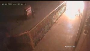Three Men Set Manjari Shop Ablaze in Early-Morning Attack