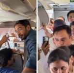 CJP Protest in Delhi: Abhijeet Deepke, Ashutosh Ranka and Saurav Das Detained Aboard Aircraft at Airport; Dhruv Rathee Also Held