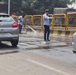 Pune: BRT Divider Cleaning Amid Water Cuts Sparks Row, PCMC Clarifies Treated Wastewater Used