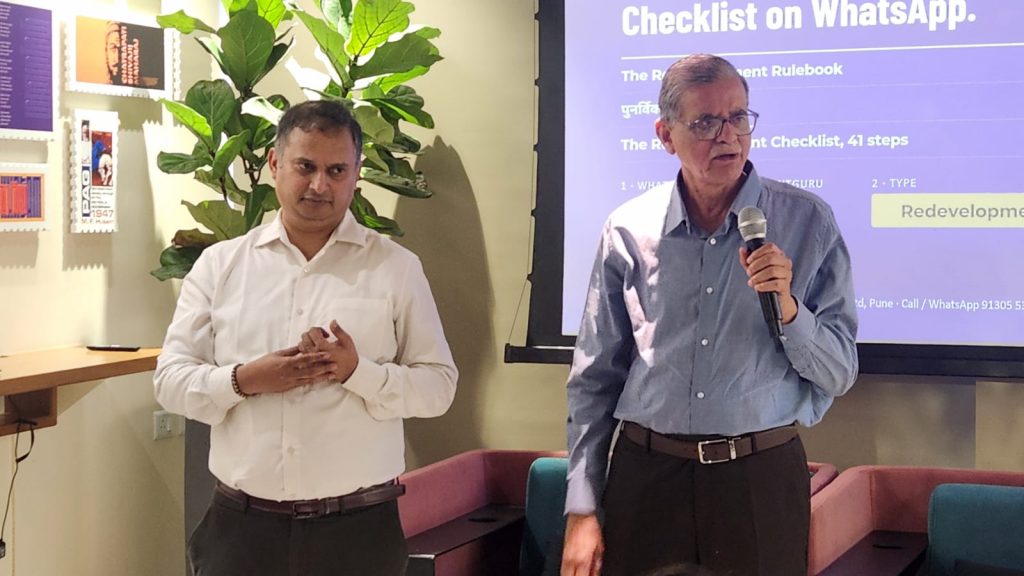 CA S Lakshminarayanan and Suhas Patwardhan (R)