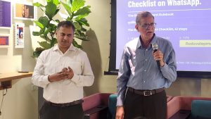 CA S Lakshminarayanan and Suhas Patwardhan (R)