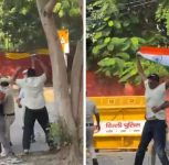 Cockroach Janata Party Volunteers Hoist Tricolour at Jantar Mantar, Detained by Delhi Police