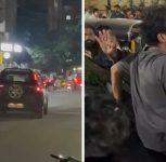Pune: Driver Detained After Vehicle Hits Parked Vehicles on MIT College Road