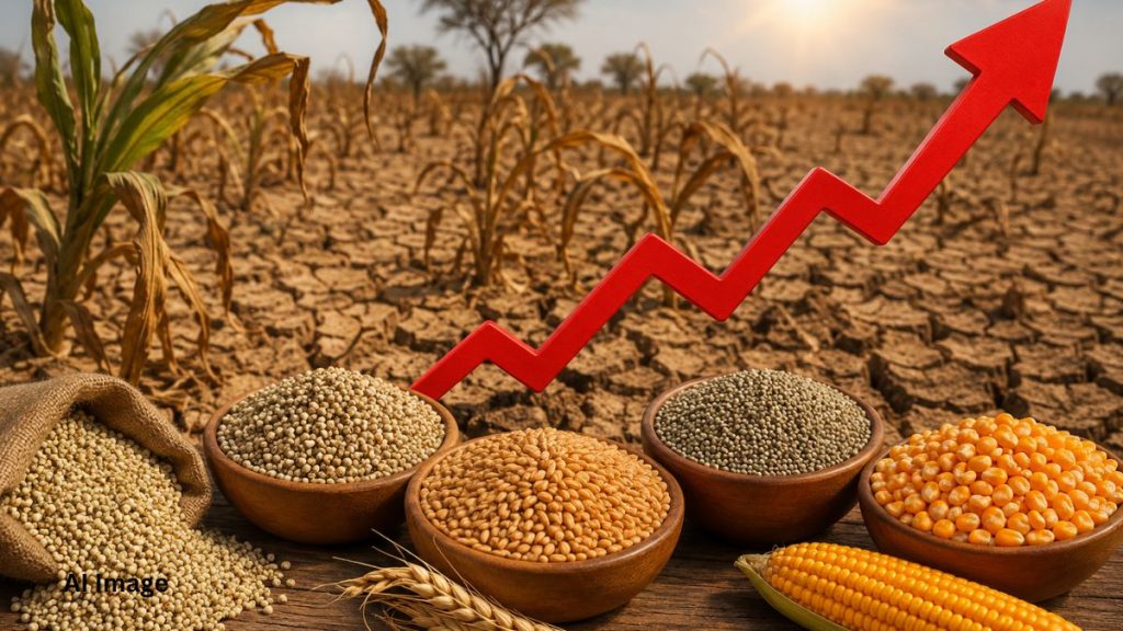 Drought-Hit Crops Push Up Prices