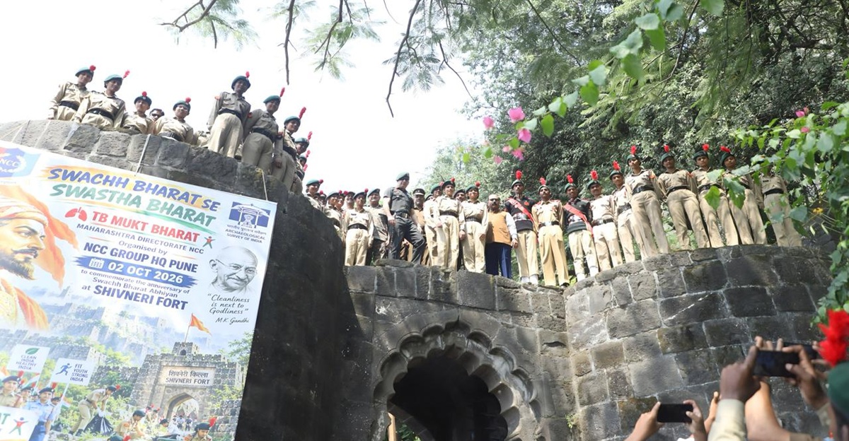 NCC Cadets at Shivneri Fort