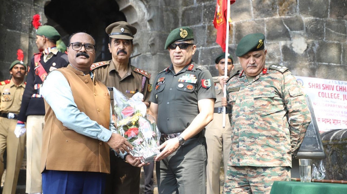 NCC brass at Shivneri