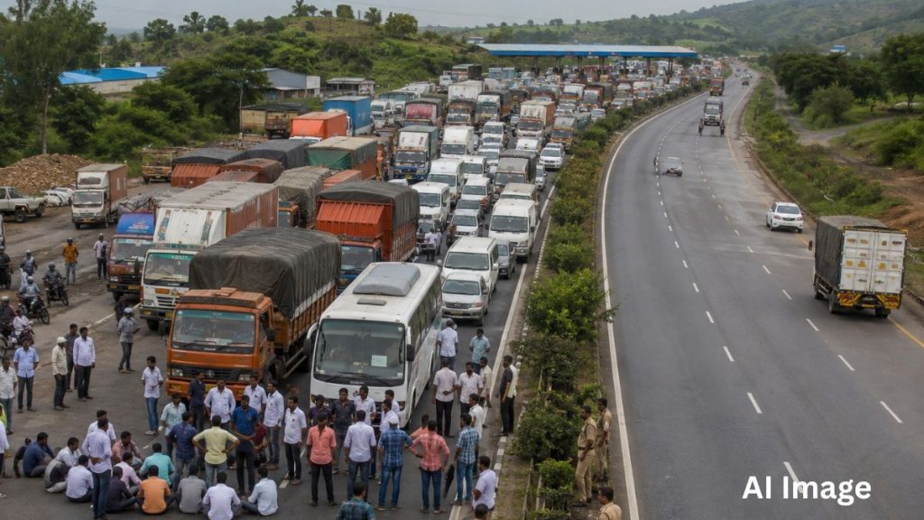 Pune-Bengaluru Travellers Told to Take Alternative Routes Due to Kognoli Toll Plaza Protest