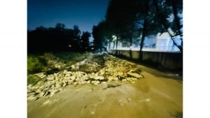 Road to Their Homes Blocked at Midnight