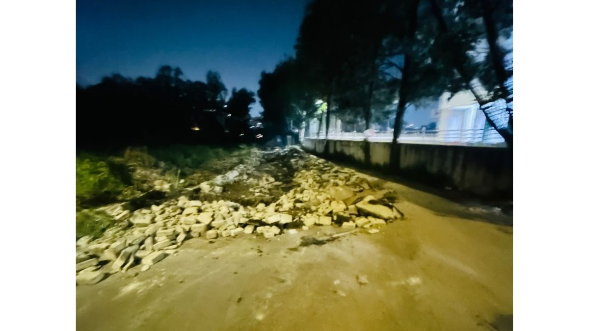 Road to Their Homes Blocked at Midnight
