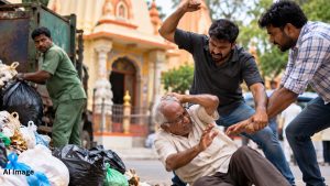 Senior Citizen Assaulted For Opposing Garbage Dumping Outside Temple