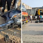 Two Bricks College Students Injured After Hyva Dumper Collides With Two-Wheeler in Pisoli